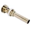 Pop Up Basin Drain Copper G1/4 Brushed Gold Corrosion Resistant Easy Installation Bathroom