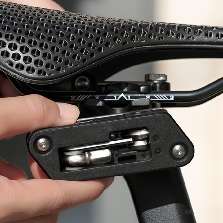 Portable Folding Hexagonal Spoke Wrench Space Saving Mountain Bike Screwdriver Tool for Bicycles Repair and Maintenance