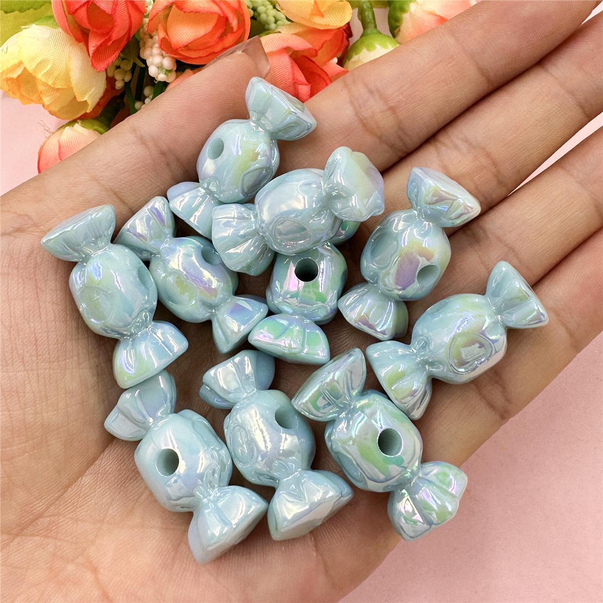 

Craft 13.2mm*28.7mm конфетные бусины акриловые подвески 10 шт DIY изготовление ювелирных изделий материал ручной работы с отверстием для ожерелья серьги DIY бисер аксессуары бусины синий