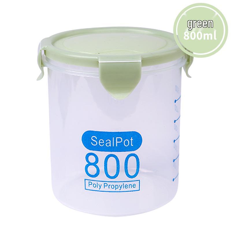 Transparent Food-Grade Jars for Grains, Cereals, Snacks, Tea, and Dry Goods Storage
