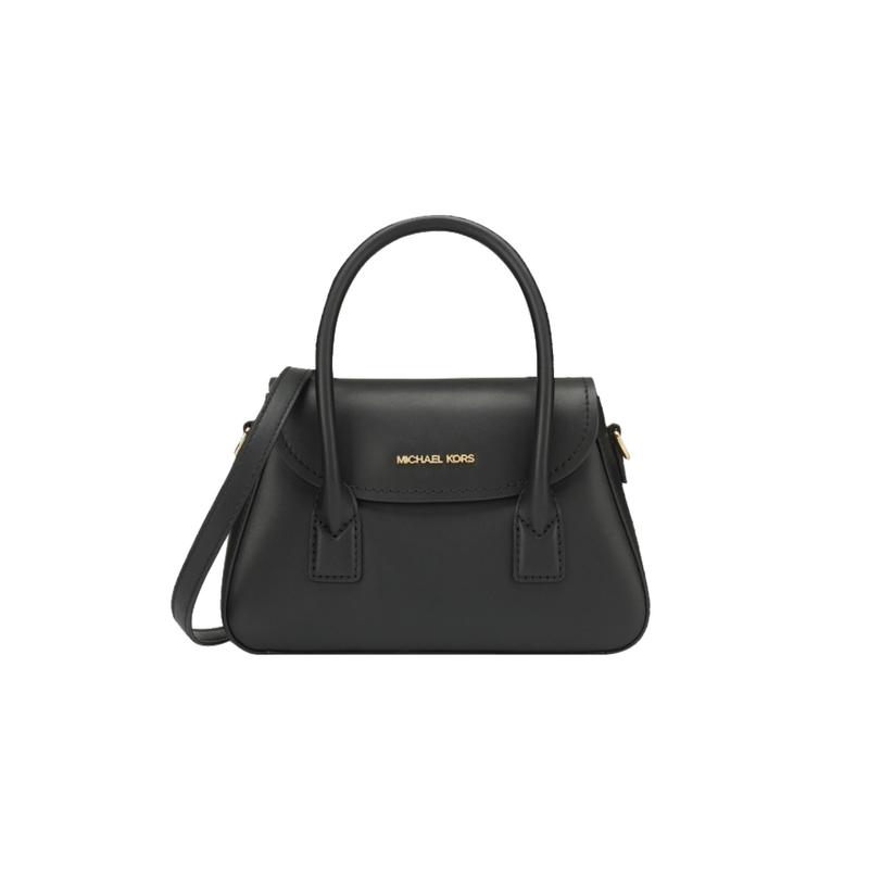 MICHAEL KORS Katya Flap Leather Handbag Small Women's Multicolor black 001