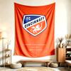 FC Cincinnati (5) Tapestry Suitable For Decorating Homes Dorms And Bedrooms Soft To The Touch And A Perfect Gift For Friends And Family