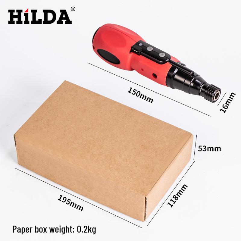 Hilda 3.6V USB Rechargeable Mini Electric Screwdriver Set with Magnetic Base