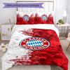3pcs B-Bayern Munich (2) Design Cover Set - HD Printed Bedding with 1 Cover and 2 Pillowcases - Perfect for Home and Dorm Decor