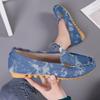 Women's Metal Decor Loafers, Casual Slip On Flat Shoes, Women's Lightweight & Comfortable Shoes