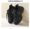 Fleece-Lined Leather Women's Sneakers: Trendy, Lightweight, Height-Boosting Casual Winter Shoes