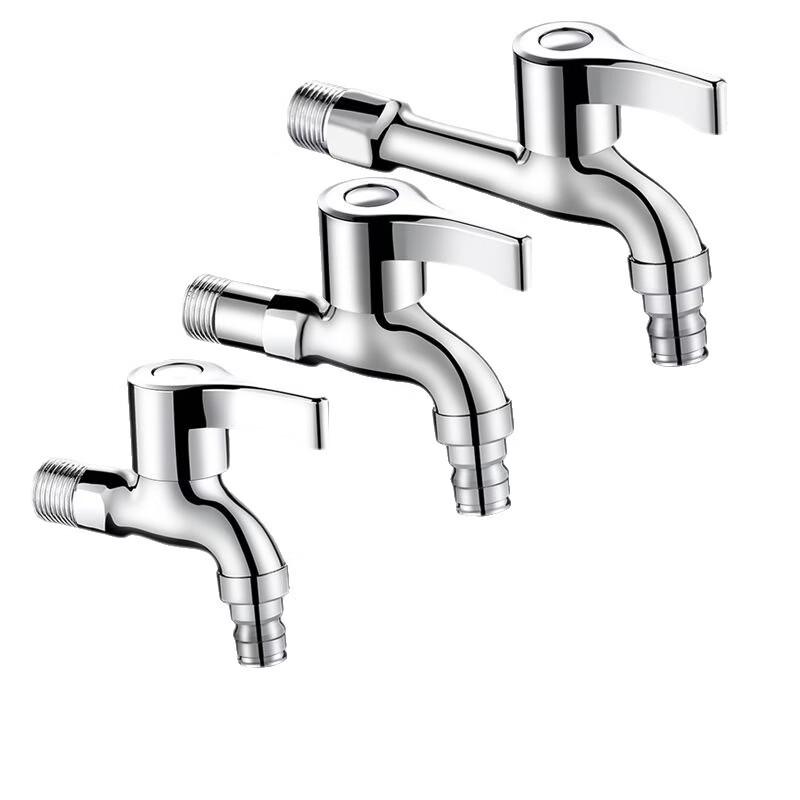 Extended Dual-Outlet Washing Machine Faucet
