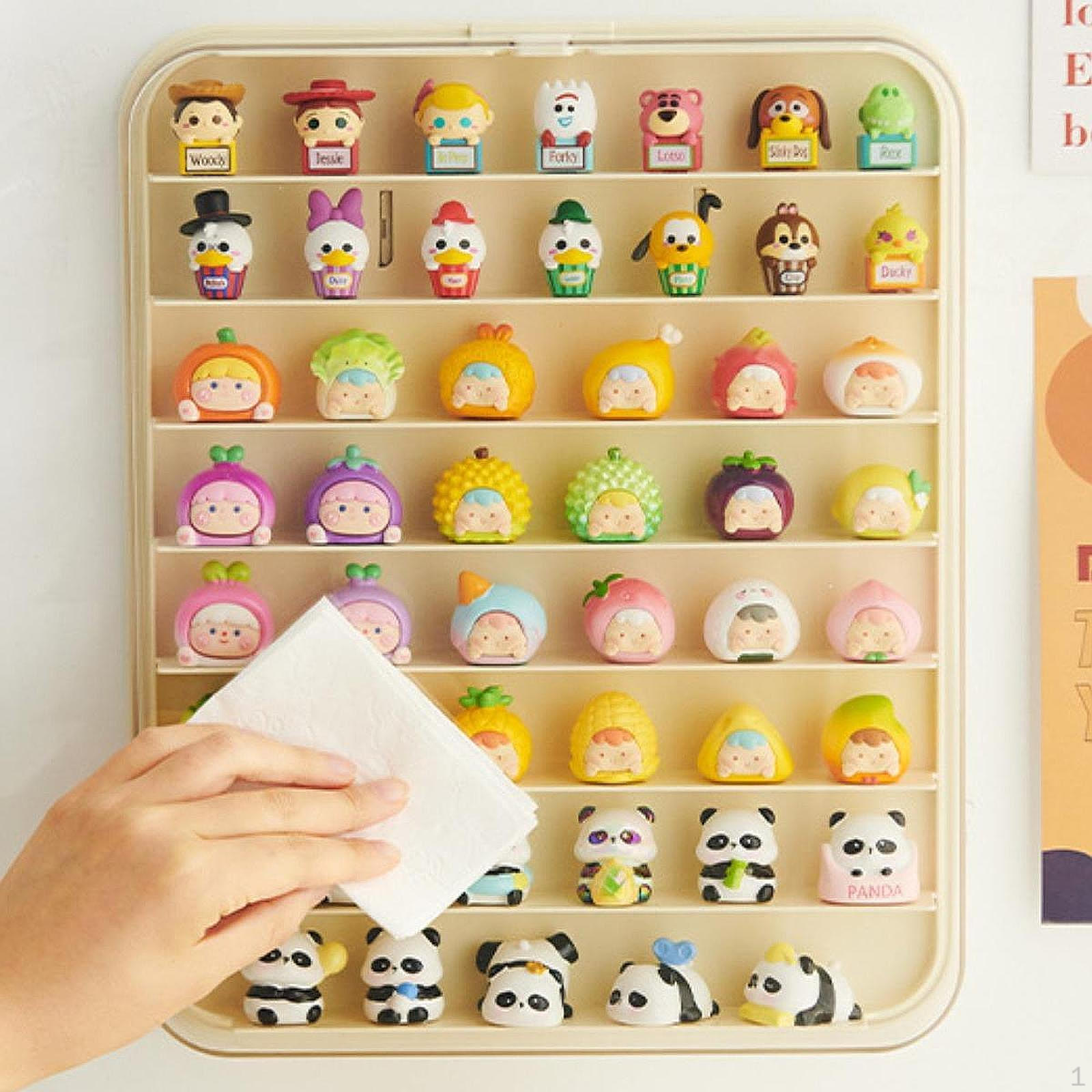 Figure Display Box Action Case Cartoon Doll Organizer Holder Storage Clear