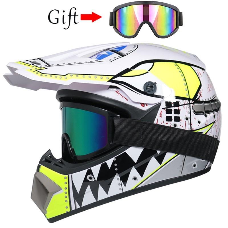 Off Road Motorcycle Adult Motocross Helmet ATV Dirt Bike Downhill MTB DH Racing Helmet Cross Helmet Capacetes DOT Moto