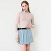LIKK Asymmetrical Pleated Skirt (Blue)_L3A1-Sk03C