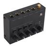 4 Channel Audio Mixer Line Mixer 4 Channel Headphone Amplifier for Home Studios Live Recording 100‑240V UK Plug