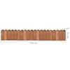 Garden Edging 2 pcs 120 cm Pressure Treated Pine Wood