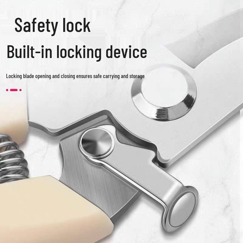 Stainless Steel Cross-Border Pruning Shears for Thick Branches – Garden, Horticulture, and Fruit Picking Scissors