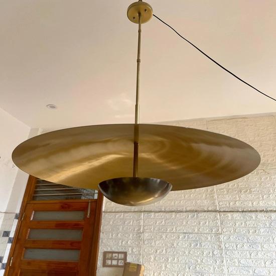 Brass Pendant Light Modern Pendant Ceiling Light for Living Room Dining Room Kitchen