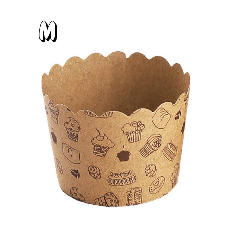 250Pcs Cupcake Wrapper Liners Muffin Tulip Case Dessert Paper Baking Cup Party Heat Proof Oven for Household Baking