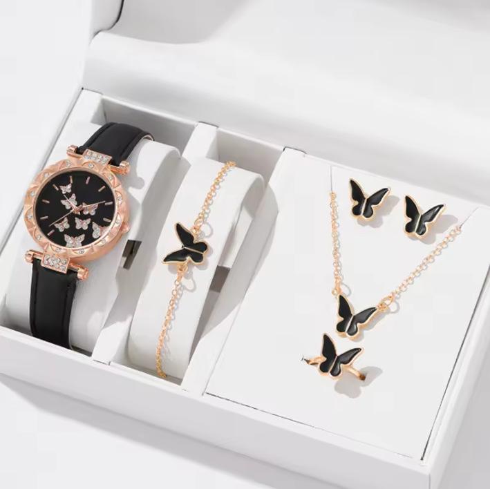 Ladies Watch Belt Butterfly New Electronic Cute Fashion Temperament Women'S Watch