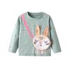 Jumping Meters 2-7T Real Bag Girl Long Sleeve Girls T Shirts Kids Autumn Spring Kids Boys Clothes Fashion Dots Toddler Shirts