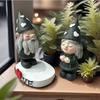 New Valentine's Day Resin Figurine of Little Dwarfs - A Couple for Home Tabletop Decoration As A Gift. Craftwork for Christmas.