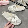 Flats Mesh Slippers Women Sandals Casual Loafers Shoes Woman Mules Summer 2025 Trend Soft Sole Elegant Dress Comfort Zapatillas