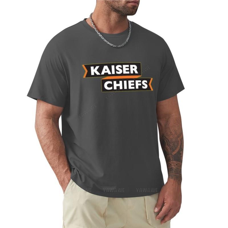 New Black T-shirt Mens Kaiser Chief. Logo Cover T-Shirt Summer Shirt Tops Customized T Shirts Sweat Shirts, Men