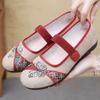 Scarpe Mary Jane da Donna Scarpe Ballerine Scarpe da Ballo Ricamate Espadrillas Comode a Punta Tonda Scarpe da Passeggio Antiscivolo da Donna