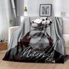 Soccer Legend Portrait Personalized Name Blanket Gift Personalized Blanket Soft & Cozy Throw For Sofa Office Chair Picnics Bedding
