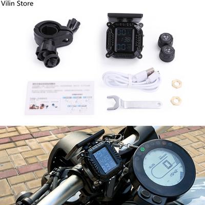 TPMS Мотоцикл Moto Motor Scooter Tire Система моніторингу шин із сонячною водонепроникністю TMPS Real-Time