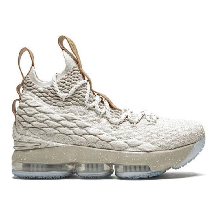 Nike LeBron 15 Grade School 'Ghost' (Unisex) String / Vachetta Tan-Sail Kids' Basketball Shoes 922811 200