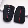Key Fob Cover for Isuzu D-MAX MU-X Soft Silicone Protective Case Scratch Resistant Shockproof Anti-Dust Durable Key Holder Soft Grip Texture