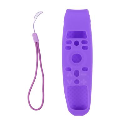 Smart Remote Control Protection Cover Silicone TV Controller Dustproof Case for LG MR 20 Purple