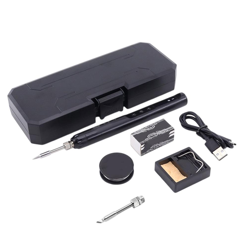 Cordless Soldering Iron With Display Soldering Cordless Pen 5V 12W Soldering Iron Digital Display LED Temperature Readout