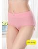 Women's High Waist Cotton Briefs - 95% Cotton, Solid Color