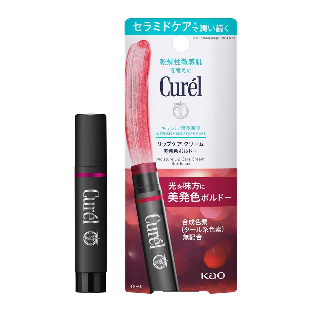 Curel Lip Care Beautiful Bordeaux Cream, Color,