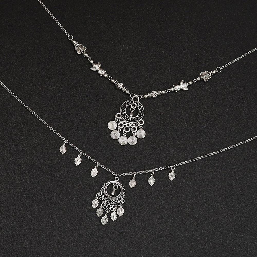 

Ханьфу Головные Уборы Лист Сладкий Головной Убор Цветок Кисточка Лоб Цепочка Богемия Повязки Женщины Голова Цепь