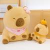 New Kapibara Doll Couple Capybara Plush Toy for Girls Birthday Gift Press Doll