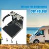 Boat Accessories Stainless Steel Folding Cup Drink Holder for Marine Yacht Truck RV Elevating Desk Drink Holder Ashtray Cup