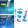 Wireless Pool Vacuum Cleaner Aluminum Tube Portable Pool Vacuum Plastic Texture for Convenient Use In Small Pools