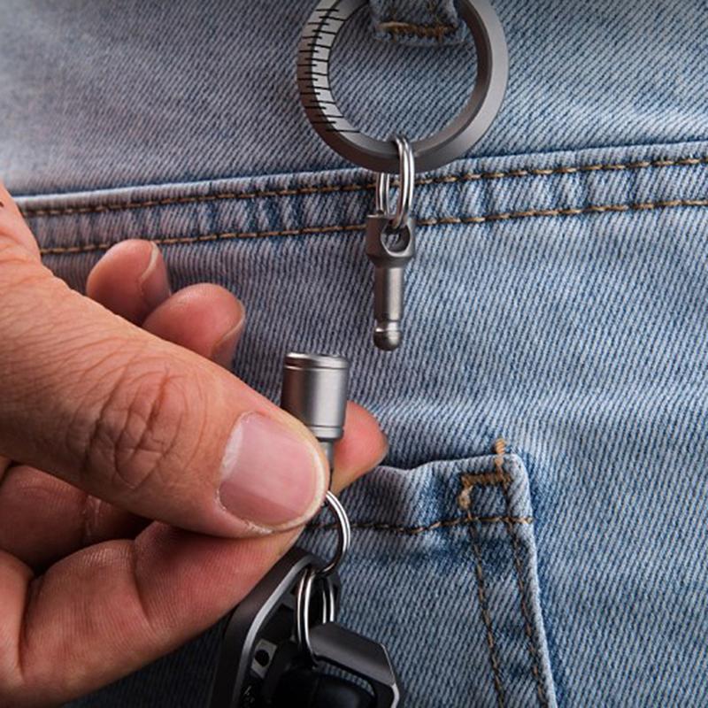 Rotate Buckle Portable Multifunctional Edc Outdoor Tool Titanium Alloy Waist