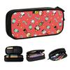 Kawaii Christmas Snoopy Woodstock Charlie Brown Pencil Cases for Girls Boys Linus Van Pelt Large Storage Pen Box Bag Stationery