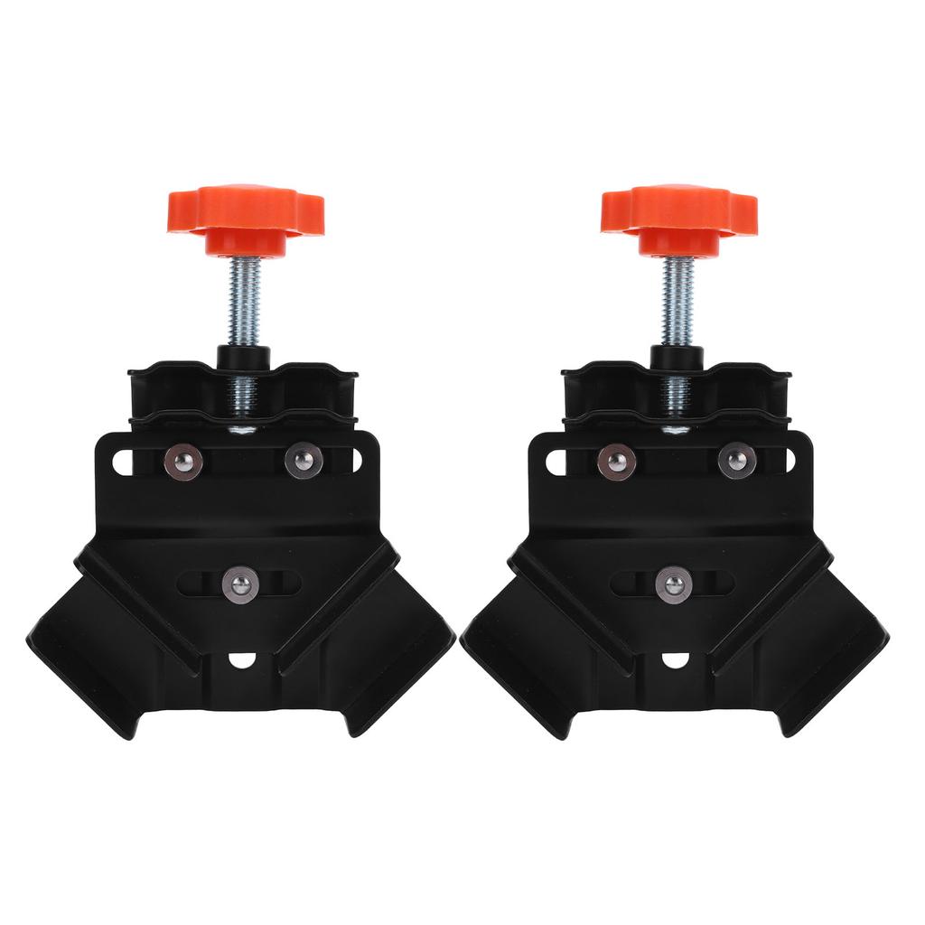 2 Pcs Open Corner Clamp Stainless Steel 90 Degree Right Angle Clamp for Woodworking Cabinet