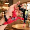 Mini Electric Drill Model Key Rings For Adults Kids Stress Relief Realistic Bag Pendant Key Decor