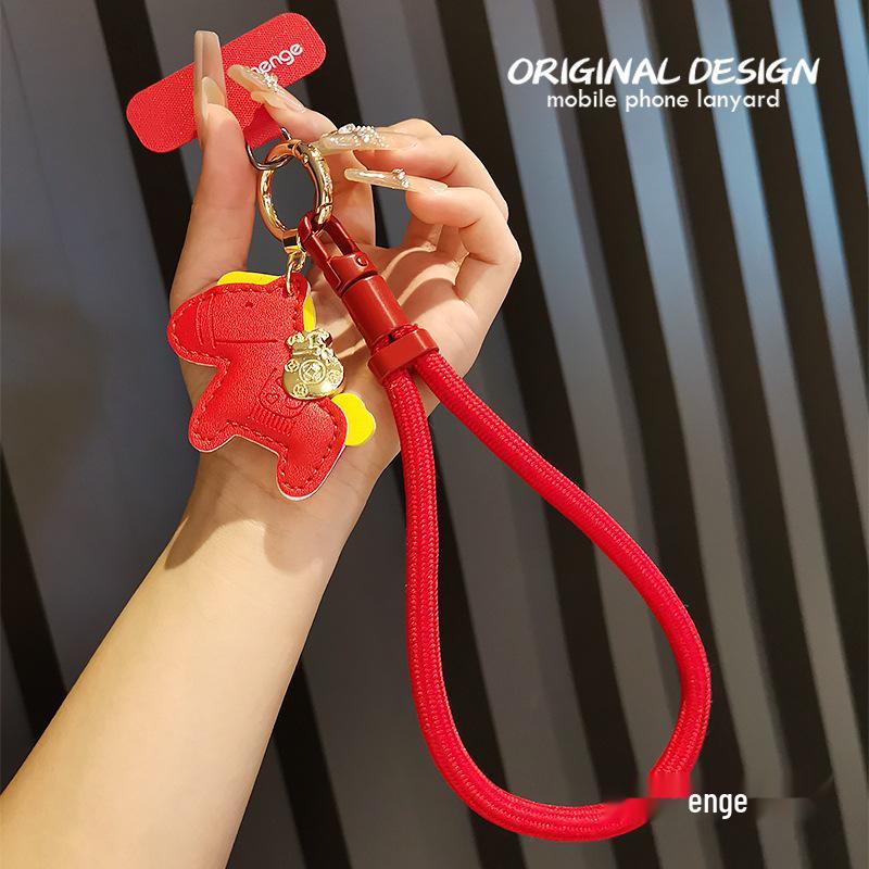 Premium Rotating Buckle Phone Lanyard: Short, Stylish, Adjustable Wrist Strap for Outdoor Use