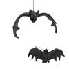 Spooky Hanging Rubber Vampire Bat Halloween Party Prop Decoration