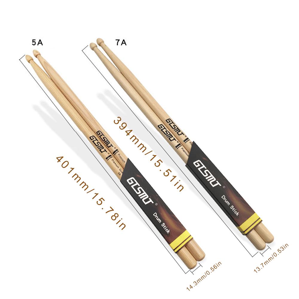 5/7A Drum Stick Professional Wooden Drum Sticks Musical Instrument Percussion Accessories Walnut Drumsticks for Drummer Gift
