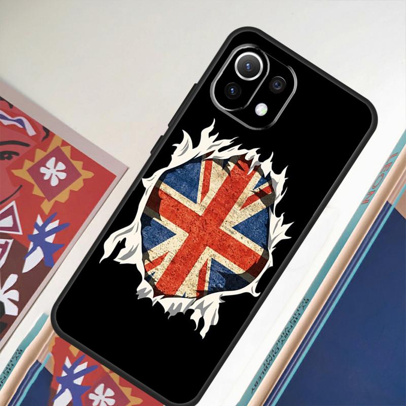 

England British UK Union Jack Flag Case For POCO F5 X5 Pro X3 Pro M5 F3 F4 X4 GT Cover For Xiaomi 13 Pro 12T 11T 11 12 Lite POCO X3 NFC