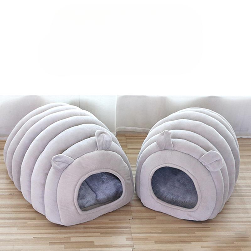 Univerzální teplé hnízdo pro všechny věkové kategorie, polouzavřené, plně omyvatelné, kočičí hnízdo, vnitřní podložka, omyvatelná psí bouda, potřeby pro domácí mazlíčky