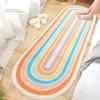 Oval Living Room Carpets Cute Furry Bedroom Kids Play Tents Carpet Home Decorative Rug Soft Non Slip Absorbent Baby Floor Mat