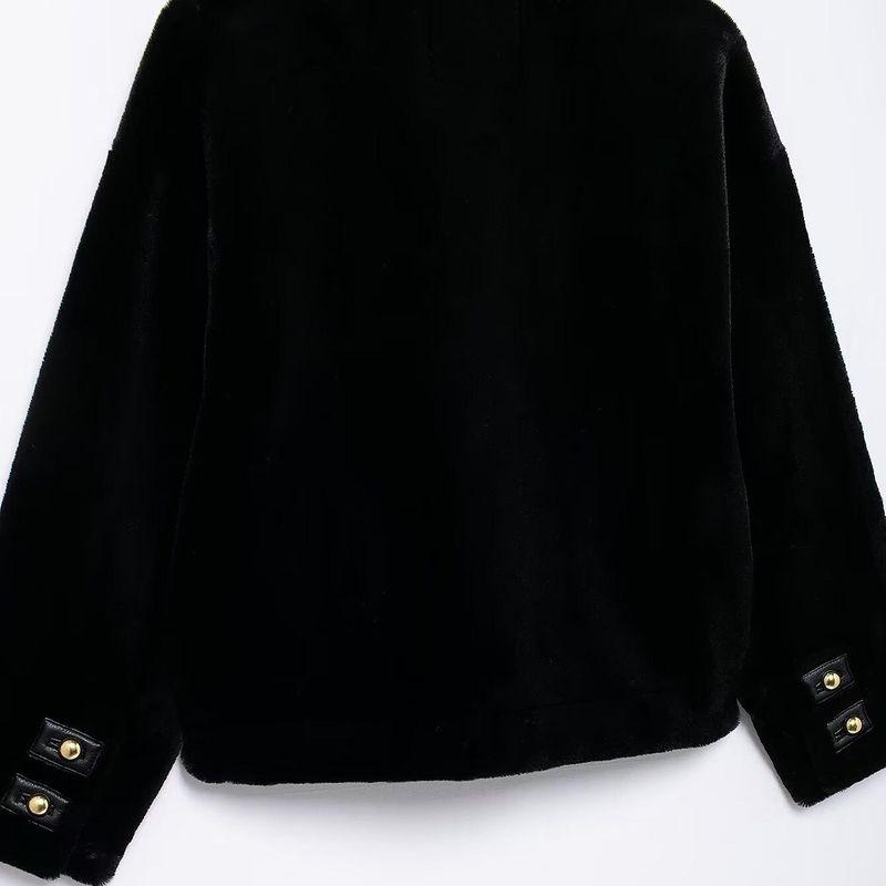 Kaslead New Arrival Women's Clothing Fashion Style Fashion Minimalist Artificial Fur Effect Outwear 8490242