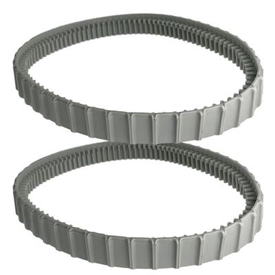 High Performance Grey Rubber Pool Cleaner Tracks 2pcs Replacement Part