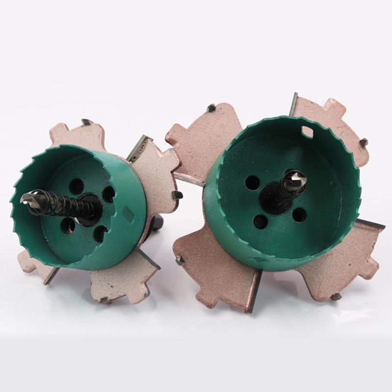 Hole Saw Cutter H.S.S Drill Bit Woodworking Hole Cutter with High Precision Cutting Teeth for Downlight Gypsum Board